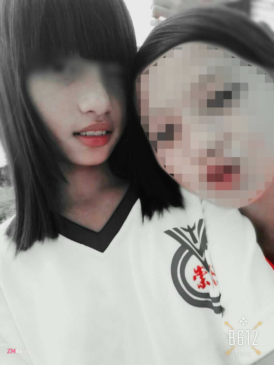 lovely teen girl + rubbing girlfriend’s boobs