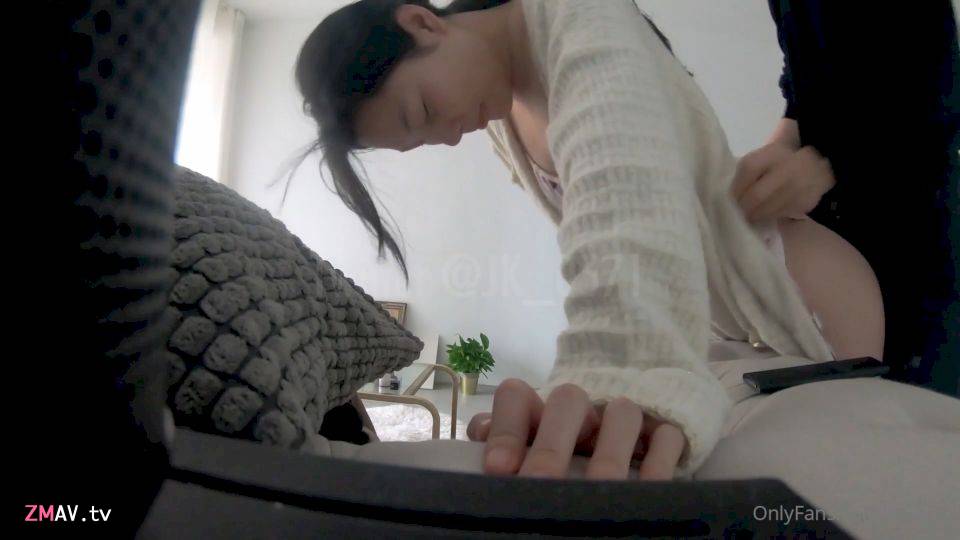 Twitter dating expert jk_0571,  long-haired and elegant girl fucked from behind even before taking off her clothes.