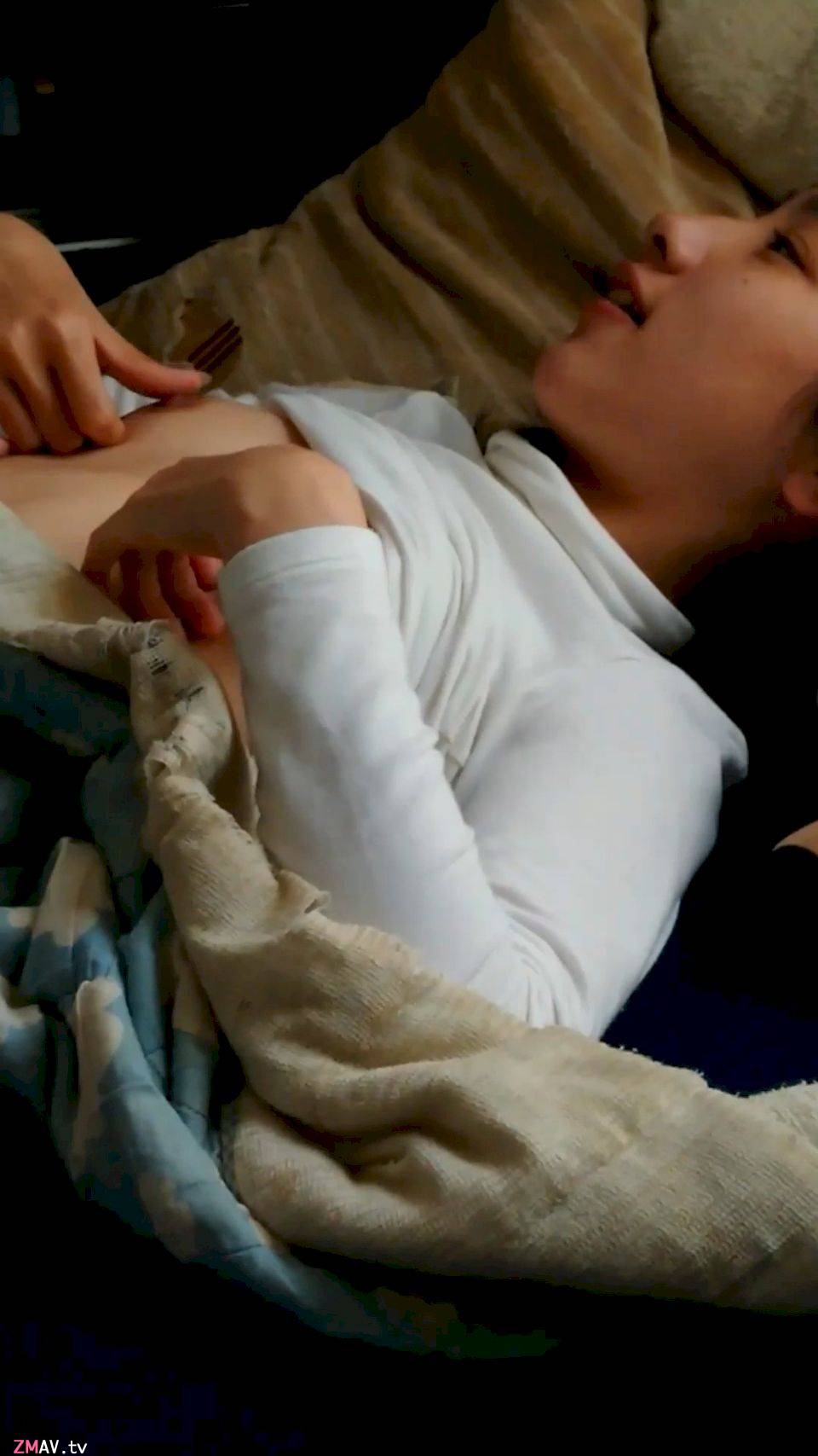 The pure and beautiful girl was trained by her old driver boyfriend